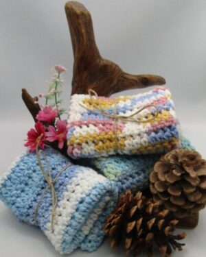 Rustic Crochet Cotton Cloths