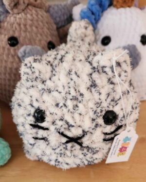 Large Crochet Cat