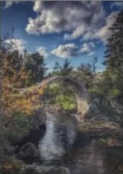 Print of Carrbridge Pack Horse Bridge