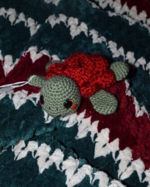 Crochet Rose Turtle